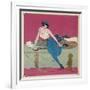 Her Dachshund is Proposing a Walk-Gerda Wegener-Framed Photographic Print