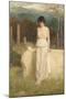 Her Eyes are with Her Heart and that is far Away, 1875 (Oil on Canvas)-Philip Hermogenes Calderon-Mounted Giclee Print