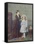 Her First Communion-George Goodwin Kilburne-Framed Stretched Canvas