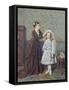 Her First Communion-George Goodwin Kilburne-Framed Stretched Canvas