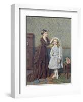 Her First Communion-George Goodwin Kilburne-Framed Giclee Print