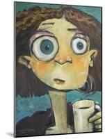 Her First Sip of Coffee-Tim Nyberg-Mounted Giclee Print