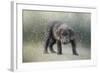 Her First Snow-Jai Johnson-Framed Giclee Print