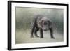 Her First Snow-Jai Johnson-Framed Giclee Print