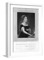 Her Grace Charlotte Florentia, Duchess of Northumberland, 1829-TA Dean-Framed Giclee Print