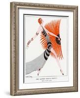 Her Latest Dance Frock?' by Gordon Conway-null-Framed Art Print