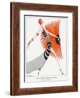 Her Latest Dance Frock?' by Gordon Conway-null-Framed Art Print