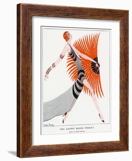 Her Latest Dance Frock?' by Gordon Conway-null-Framed Art Print