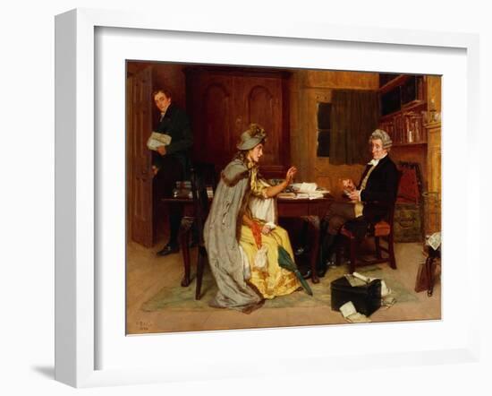 Her Lawyer, 1892-Frank Dadd-Framed Giclee Print