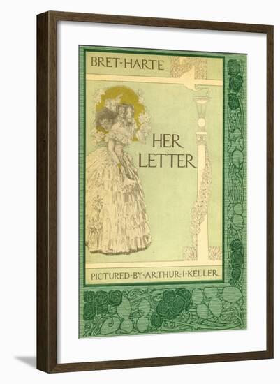 Her Letter-Arthur Keller-Framed Art Print