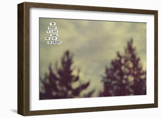 Her Life-Vintage Skies-Framed Giclee Print