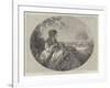 Her Majesty and the Infant Prince Arthur-Franz Xaver Winterhalter-Framed Giclee Print