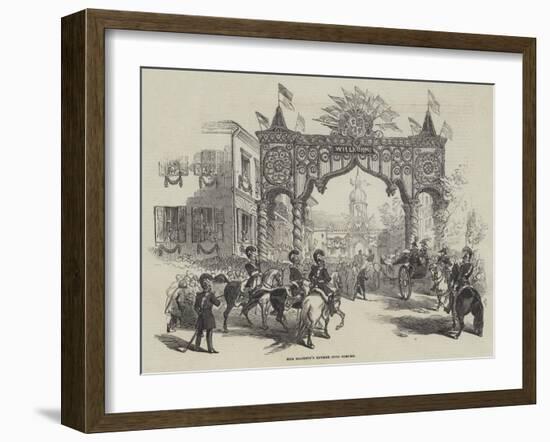 Her Majesty at Coburg-null-Framed Giclee Print