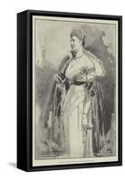 Her Majesty Augusta Victoria, Queen of Prussia, German Empress-Thomas Walter Wilson-Framed Stretched Canvas