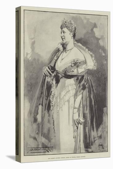 Her Majesty Augusta Victoria, Queen of Prussia, German Empress-Thomas Walter Wilson-Stretched Canvas