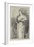 Her Majesty Augusta Victoria, Queen of Prussia, German Empress-Thomas Walter Wilson-Framed Giclee Print