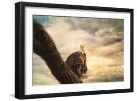 Her Majesty Bald Eagle-Jai Johnson-Framed Premium Giclee Print