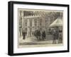 Her Majesty Distributing the Egyptian War Medals to Officers and Men of the Expeditionary Force-null-Framed Giclee Print