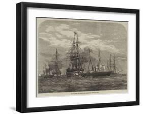 Her Majesty En Route for Cherbourg-null-Framed Giclee Print