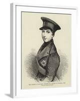 Her Majesty in Military Costume at a Review at Windsor, 1837-null-Framed Giclee Print