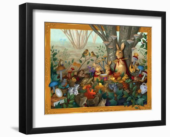 Her Majesty in The Afternoon-Gina Matarazzo-Framed Art Print