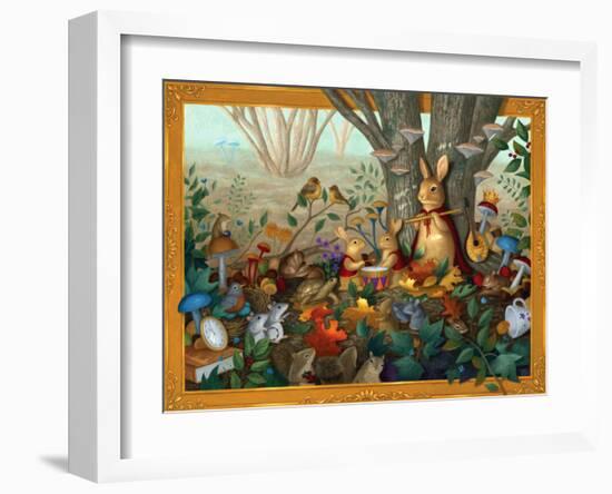 Her Majesty in The Afternoon-Gina Matarazzo-Framed Art Print