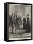 Her Majesty in the South of France, Reception of the French Crimean Veterans by the Queen-Godefroy Durand-Framed Stretched Canvas