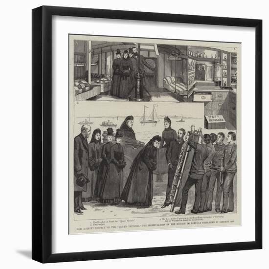 Her Majesty Inspecting the Queen Victoria-null-Framed Giclee Print
