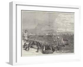 Her Majesty Leaving Portsmouth to Visit the Baltic Fleet-null-Framed Giclee Print