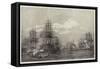 Her Majesty Proceeding to The Duke of Wellington Flag-Ship-John Wilson Carmichael-Framed Stretched Canvas