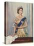 'Her Majesty Queen Elizabeth II', c1953-Unknown-Stretched Canvas