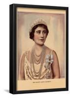 Her Majesty Queen Elizabeth (Queen Mum) Art Print Poster-null-Framed Poster