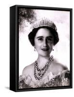 Her Majesty Queen Elizabeth, the Queen Mother, in Tiara and Gown, 4 August 1900 - 30 March 2002-Cecil Beaton-Framed Stretched Canvas