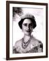 Her Majesty Queen Elizabeth, the Queen Mother, in Tiara and Gown, 4 August 1900 - 30 March 2002-Cecil Beaton-Framed Photographic Print