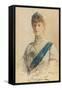Her Majesty Queen Mary, 1913-John Lavery-Framed Stretched Canvas