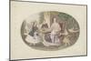 Her Majesty Queen Victoria and Family, c.1851-English School-Mounted Giclee Print