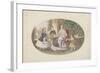 Her Majesty Queen Victoria and Family, c.1851-English School-Framed Giclee Print