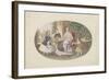 Her Majesty Queen Victoria and Family, c.1851-English School-Framed Giclee Print