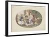 Her Majesty Queen Victoria and Family, c.1851-English School-Framed Giclee Print