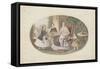 Her Majesty Queen Victoria and Family, c.1851-English School-Framed Stretched Canvas