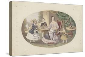 Her Majesty Queen Victoria and Family, c.1851-English School-Stretched Canvas