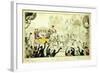 Her Majesty Queen Victoria 's First Entry into Brighton Oct. 4th 1837, 1837-George Cruikshank-Framed Giclee Print