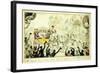 Her Majesty Queen Victoria 's First Entry into Brighton Oct. 4th 1837, 1837-George Cruikshank-Framed Giclee Print