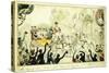 Her Majesty Queen Victoria 's First Entry into Brighton Oct. 4th 1837, 1837-George Cruikshank-Stretched Canvas