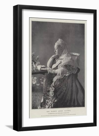 Her Majesty Queen Victoria-null-Framed Giclee Print