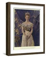 Her Majesty Queen Wilhelmina of the Netherlands-Frederic De Haenen-Framed Giclee Print