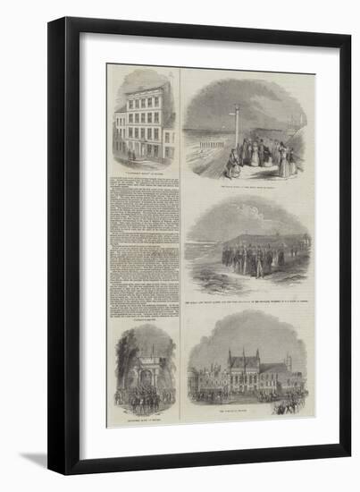 Her Majesty's Belgian Excursion-null-Framed Giclee Print