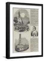 Her Majesty's Belgian Excursion-null-Framed Giclee Print