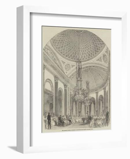 Her Majesty's Concert, Buckingham Palace, the Grand Saloon-null-Framed Giclee Print