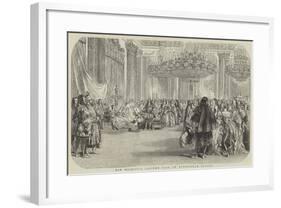 Her Majesty's Costume Ball at Buckingham Palace-null-Framed Giclee Print